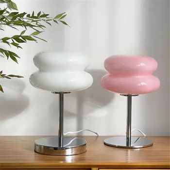 Стеклянная настольная лампа Macaron, Trichromatic Dimming, лампы для создания атмосферы в гостиной, ночник для защиты глаз, детской комнаты, прикроватный Декор для спальни
