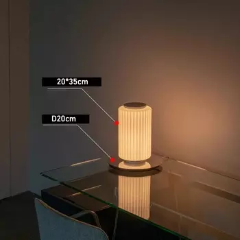 Стеклянный напольный торшер LED