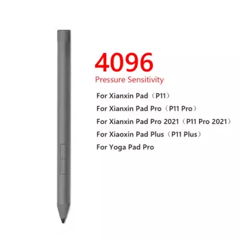 Стилус для Lenovo P11 P11 Plus P11 Pro P11 2021, Серый сенсорный карандаш с аккумулятором