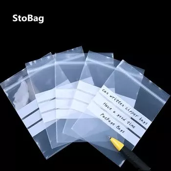 СтоБаг прозрачные пакеты на молнии 100 шт