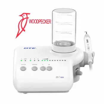 Стоматологический Ультразвуковой скалер Woodpecker DTE D7, ирригатор для полости рта, автоматическая Очищающая машина для удаления татарного камня