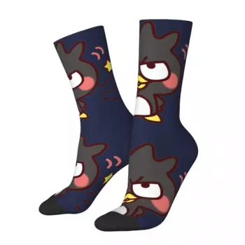 Сумасшедшие компрессионные крутые мужские носки в стиле Пингвин Harajuku Sanrio BADTZ-MARU бесшовные повседневные короткие Носки с рисунком