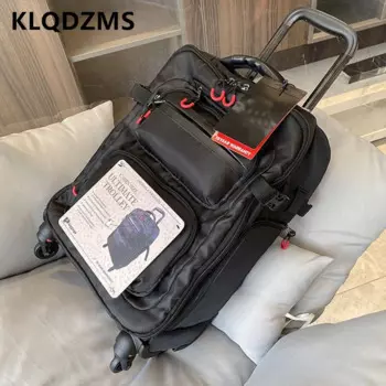 Сумка на плечо KLQDZMS, легкая многофункциональная тележка из ткани Оксфорд для багажа 18 дюймов 20 дюймов 22 дюйма, чемодан на колесиках