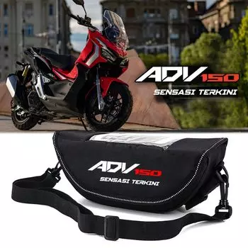 Сумка на руль мотоцикла, скутера для Honda ADV350 Adventure ADV 2022-25 ADV150, водонепроницаемая и пылезащитная сумка на руль мотоцикла