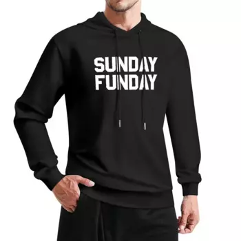 Sunday Funday Пуловер Толстовка с капюшоном Толстовка большого размера