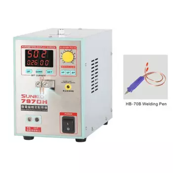 SUNKKO 797DH точечный сварочный аппарат для литий-ионных батарей 0,3 мм с HB-70B сварочной ручкой