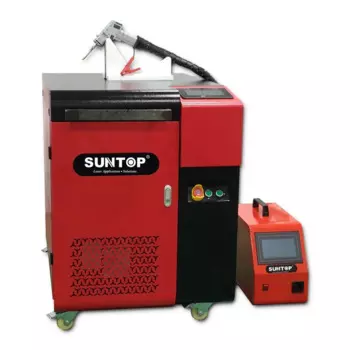 SUNTOP 1000W Ручной оптический непрерывный лазерный сварочный аппарат из нержавеющей стали