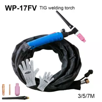 Сварочный аппарат для аргоновой дуговой сварки Tig TIG200A, свафонарь, стандартный гибкий клапан, синий кабель длиной 3/5/7 м с расходными материалами