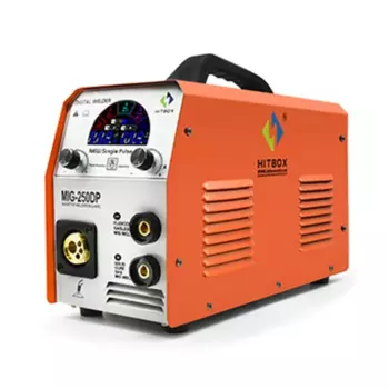 Сварочный аппарат HITBOX, сварочный аппарат с CO2 газом IGBT, сварочный аппарат MIG 250DP, алюминиевый сварочный аппарат