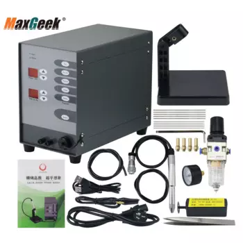 Сварочный аппарат Maxgeek из нержавеющей стали с автоматическим числовым управлением, импульсная стандартная аргоновая сварочная машина для ювелирной стоматологии