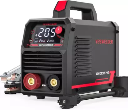 Сварочный аппарат Stick Welder, 205Amp, большой дисплей, Цифровой инвертор IGBT, сварочный аппарат, 110 В/220 В, двойное напряжение, Горячий старт