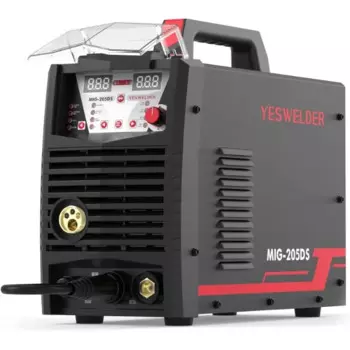 Сварочный аппарат YESWELDER Digital MIG-205DS MIG, 200Amp 110/220V двойное напряжение, газовая безгазовая сварочная машина MIG/Lift TIG/ARC