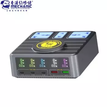 Сверхбыстрая зарядная розетка MECHANIC S-Power из нитрида галлия PD100W, технология быстрой зарядки, магнитная Беспроводная телефонная розетка