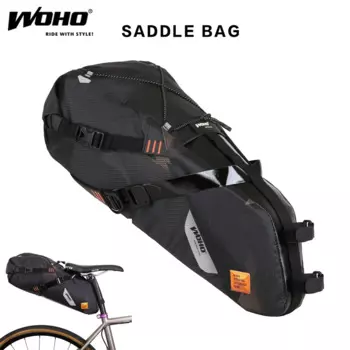 Сверхлегкая седельная сумка WOHO "XTOURING" S / M, велосипедная сумка для горного велосипеда