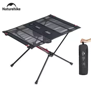 Сверхлегкий портативный стол Naturehike складной столик для кемпинга с чашкой для воды, нейлоновый водонепроницаемый стол для кофе, пикника, рыбалки, путешествий на открытом воздухе
