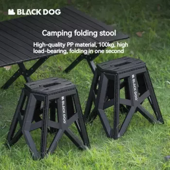 Сверхлегкий складной стул Naturehike BLACKDOG, полипропиленовый прочный стул, портативная мебель для кемпинга, рыбалки, пляжа, путешествий
