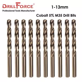 Сверла Drillforce кобальтовые 1-13 мм
