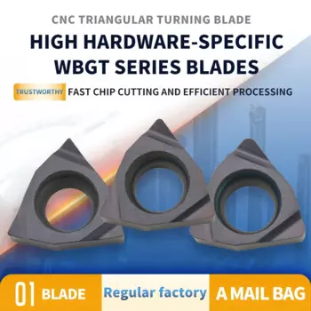 Сверлильный станок WBGT060101LF WBGT060102LF, твердосплавная вставка WBGT060104LF, резак для токарного станка, высокотемпературный сплав, титановый сплав