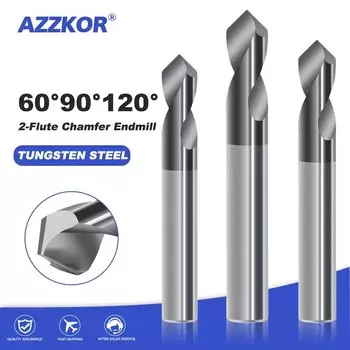 Сверло AZZKOR твердосплавное 60/90/120 мм 2 лезвия