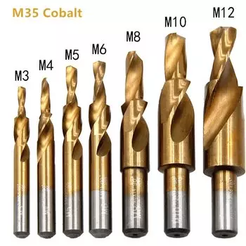 Сверло Iduoduo 90/180 градусов M35 кобальт, зенкер M3-M12