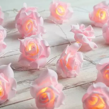 Светодиодная гирлянда "Роза" Thingchy теплый белый