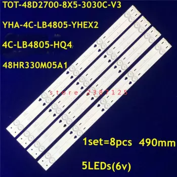 Светодиодная лента, 10 комплектов, 48HR330M05A1 V2 для B48A838U B48A538U B48A858U LE48M4S10 48FS3750 L48F3800A LVF480CS0T