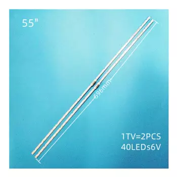 Светодиодная лента 10 шт. для Samsung 55NU7100 UN55NU7100 UE55NU7100 UN55RU7100 UA55NU7100 UN55NU7200 UN55NU7400 UN55NU7100G UN55NU7095G