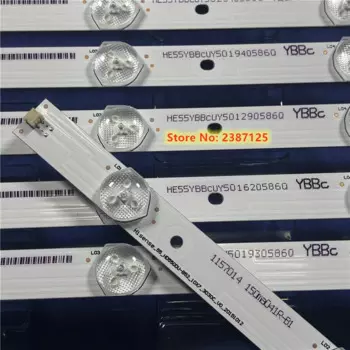 Светодиодная лента, 2 комплекта, 7 лампочек для фонарей 55 HD550DU B52 10X7 3030C V0 55H8C H55M3300 H55MEC3050, фонарь LED55K3300U