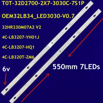 Светодиодная лента 32HR330M07A2 V2 OEM32LB34-LED3030-V1.6 L32E181 L32F1B L32F1610B L32F1620B L32F1680B L32F1681B L32F3301B L32F3303, 20 шт.