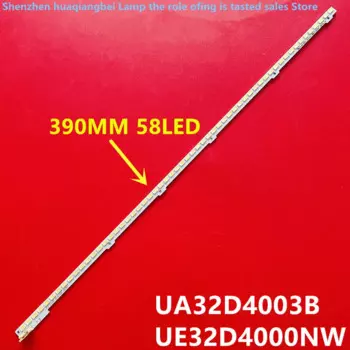 Светодиодная лента 390 мм для подсветки телевизора Samsung 32 дюйма UA32D4003B BN64-01635A 2011SVS32 4K-V1-1CH-PV-LEFT58 UE32D4000NW