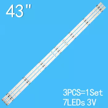Светодиодная лента 3 шт., 7 ламп для G 43 ''V16 ART3 2665 2550 FHD 1 6916L-2665A 2550A 43LW340C 43LH630V 43LH7500 LC430DUE FJ M4 M1