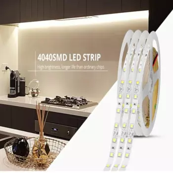 Светодиодная лента 4040 SMD 12 В ярче светодиодный чем светодиодсветильник 2835/5050 для шкафов, для кухни, спальни, мебели, Ночной светильник, украшение дома