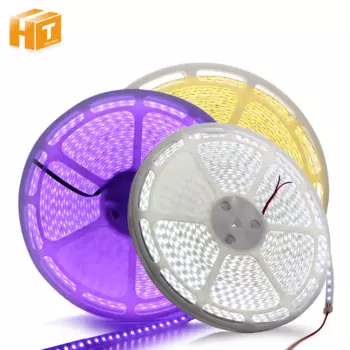 Светодиодная лента 5050 IP67, водонепроницаемая, 60 светодиодов/м, теплый белый/RGB, для наружного освещения, DC24V 20 м
