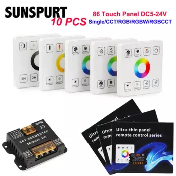 Светодиодная лента 5p 86sty 2,4G RF одноцветная/CCT/RGB/RGBW/RGBWC