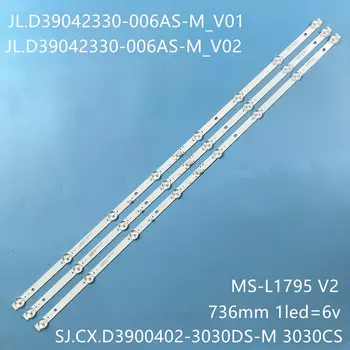 Светодиодная лента 8 ламп для DEXP 39"TV