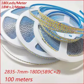 Светодиодная лента Compson 100 м 2835 18Wx2 3 цвета