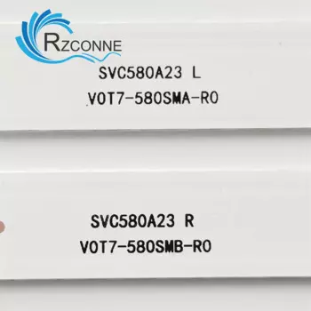 Светодиодная лента для подсветки, 12 ламп для фонарей SMB SVC580A23 R L UN58TU7000 UN58TU7020 UE58TU7100 UN58TU700DF UE58AU7172