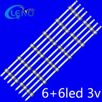 Светодиодная лента для подсветки 65vlx7100 65VLX7020 Arcelik_65_Clarity_4x6 + 4x6 PC65163B WCM60601-AC 057T65A69C, 8 шт./партия