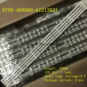 Светодиодная лента для подсветки, 7 ламп для Phi lip 40 дюймов TV 4708-400000-a1213K31 39PHF3251-T3 T4012M 39PHF5451 D40LW1000 K400WD K390WK1