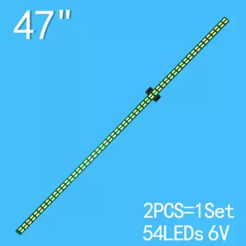 Светодиодная лента для подсветки телевизора LG 47 дюймов, 6922L-0021A 6916L-0823A 6916L-0824A 47LM6700-CE LG47LM761S 47E800A 47LA660S 47LA690S, 2 шт.