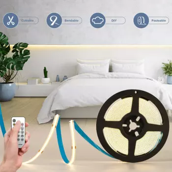 Светодиодная лента FCOB с поддержкой Bluetooth, Wi-Fi и управлением через приложение