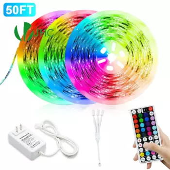 Светодиодная лента, гибкая светодиодная лента RGB 12 В, 24 В, 50SMD, 5/10/15/20 м
