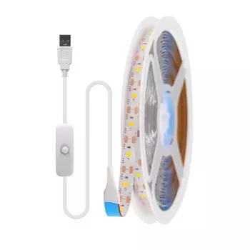 Светодиодная лента HEGEHE USB 5В 2835 60LEDs/m водонепроницаемая 1-5 м
