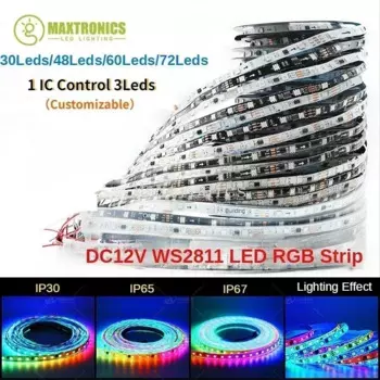 Светодиодная лента IWP WS2811/WS2813/WS2815/WS2812B 30/60/144 LED