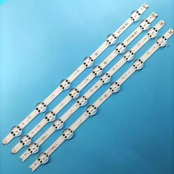 Светодиодная лента JIAMEN для LG 49UJ701V 49LJ614V 49UV340C 49UJ651V 6525 49UJ670V 49UJ675V 49UJ634V 49UJ655V 49LV340C V1749 R1 L1 (4 шт.)