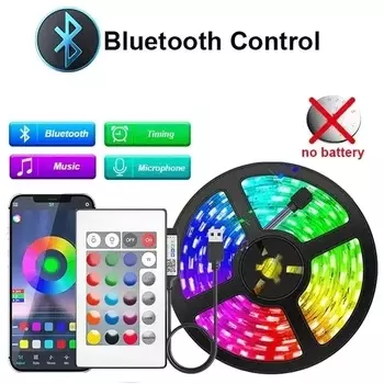 Светодиодная лента LeiiGeeGo RGB 5V 10 метров