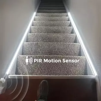 Светодиодная лента Mikenoon 30 LED белая с датчиком движения USB 5В