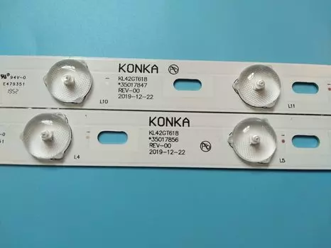 Светодиодная лента подсветки 12 ламп для телевизора DNS k42a619 Konka 42 дюйма KL42GT618 35017856 35017849 35017855 35017848 СУПРА СТВ-ЛК42Т410ФЛ