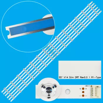 Светодиодная лента подсветки 55"V14 Slim DRT Rev0.0 R1 L1 R2 L2 type