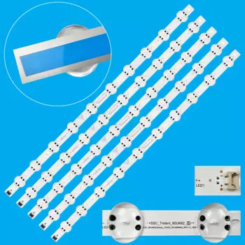 Светодиодная лента подсветки для 60UK6090PUA 60UK6090 60UK6200PLA 60UK6200PSA 60UK62 60UK6200 SSC-Trident-60UK62-10LED-SVL600A43-REV1.0